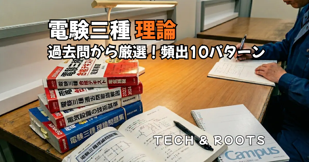 電験三種【理論】合格のための計算問題パターン10選——過去問から頻出だけ厳選