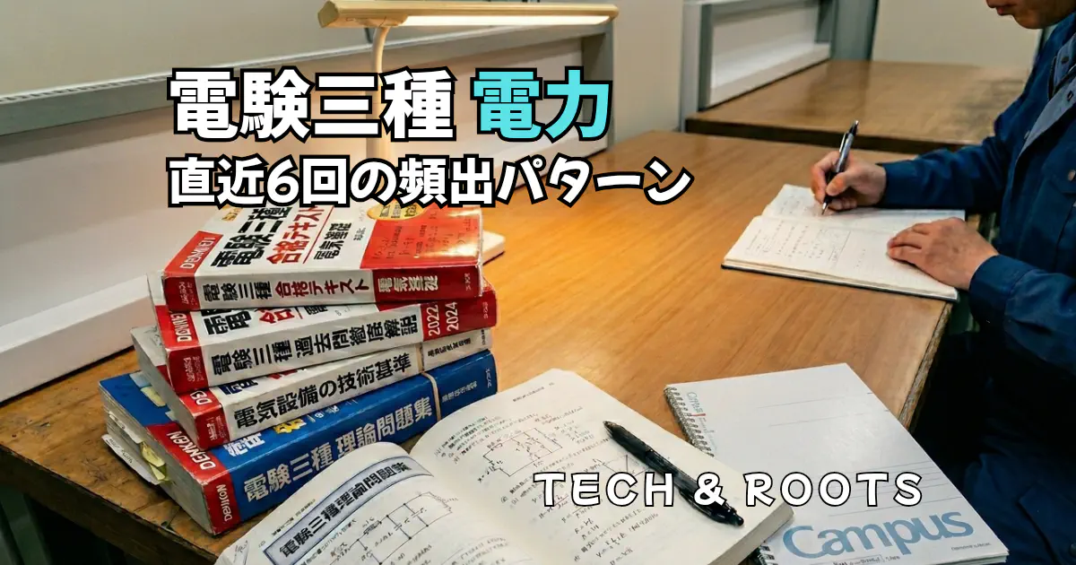 電験三種【電力】直近6回の過去問から導いた頻出パターンと計算対策｜現役エンジニアの分析