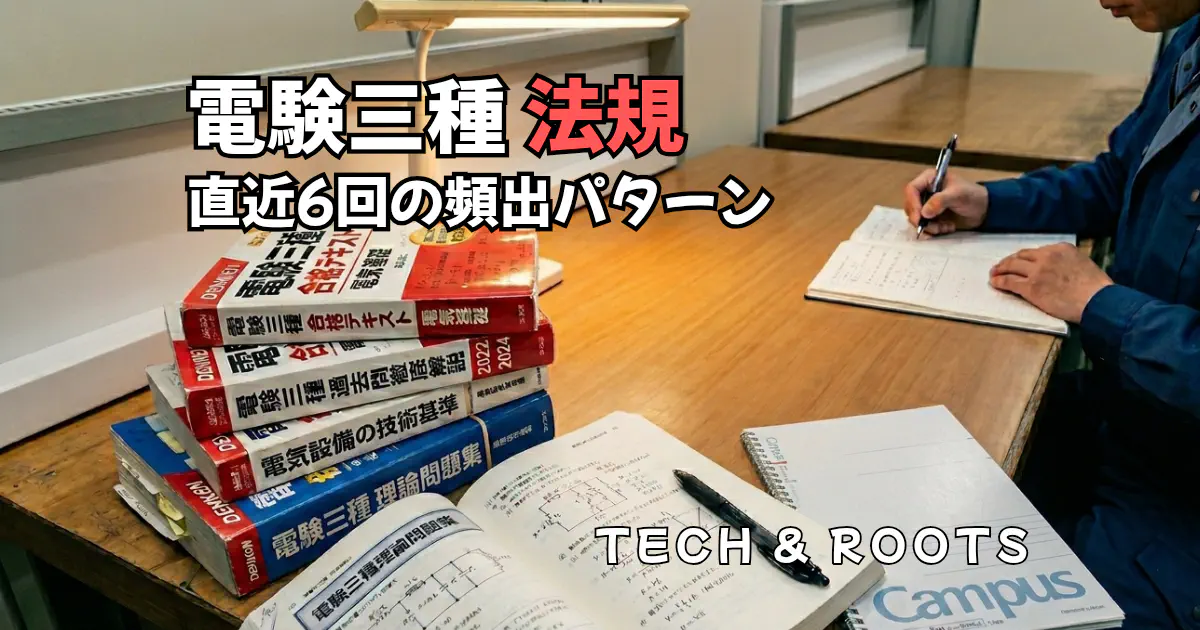 電験三種【法規】出題傾向を完全分析|過去6回分の問題を現役エンジニアが徹底調査【2026年版】