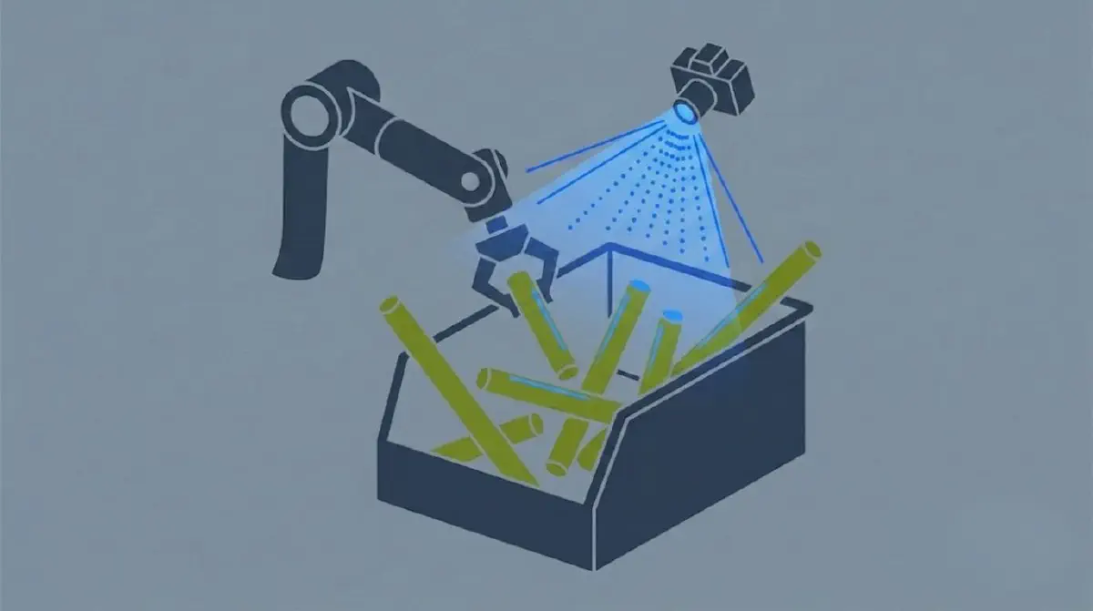 Mech-Mindを使った3Dピッキング実践レビュー|ばら積みワークの認識と吸着を検証