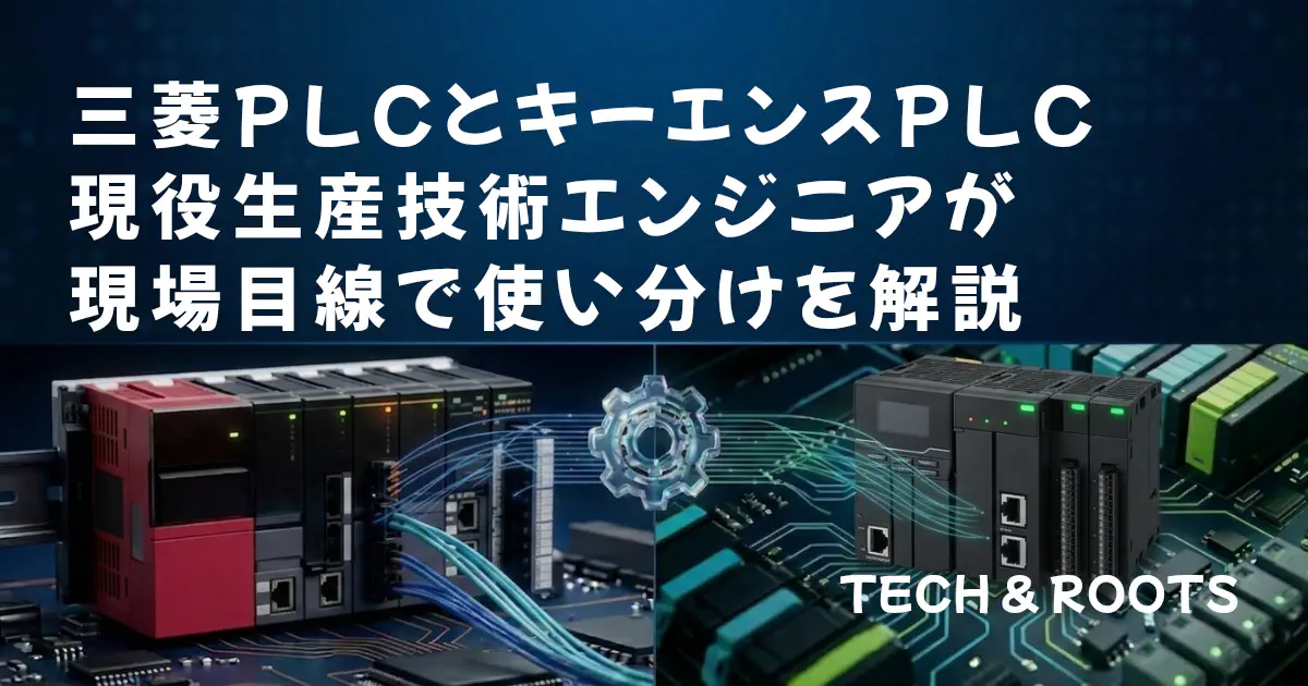 三菱PLCとキーエンスPLC——現役生産技術エンジニアが現場目線で使い分けを解説